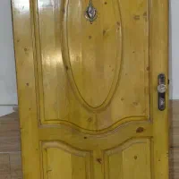 درب چوبی منزل