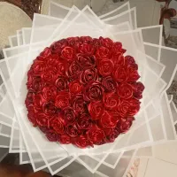 یک عدد دسته گل رز ربانی ۶۰ عددی