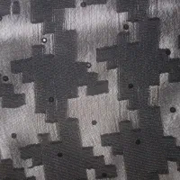 روسری مشکی حریر نگین دار قواره دار