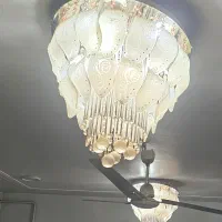 لوستر لاکچری اسپیکردار بلوتوثی 2 عدد|لوستر و چراغ آویز|شادگان, |دیوار