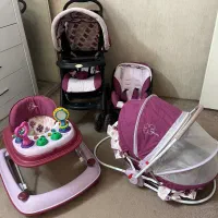 ست کالسکه کریر روروک و گهواره مارکmAmALOVE