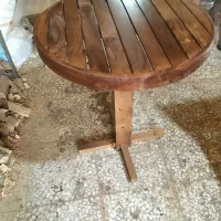 میز ناهارخوری گرد کم جا|میز و صندلی غذاخوری|پردیس, شهرک صنعتی خرمدشت فاز ۷|دیوار