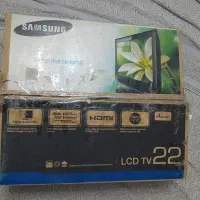 ال سی دی سامسونگ ۲۲ اصل کره با جعبه و کنترل و hdmi|تلویزیون و پروژکتور|تهران, دردشت|دیوار