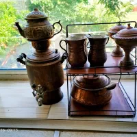 ست زیبای مسی ضخیم زنجان