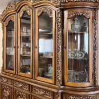 بوفه انتیک تمام منبت دست|بوفه، ویترین، کنسول|تهران, دریاچه شهدای خلیج فارس|دیوار