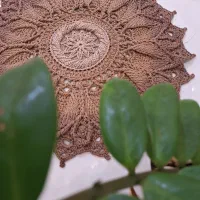 فرشینه ماندالا اولیتا(مکرومه )دستبافت|پادری|اصفهان, باغ فدک|دیوار