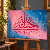 تابلو دکوراتیو حسبنی الله