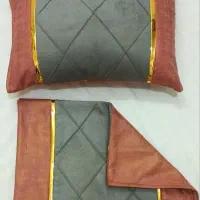 طوسی کرمی سبز آبی همه رنگ بالش|رختخواب، بالش، پتو|سنندج, |دیوار