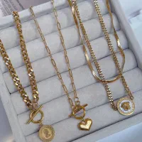 گردنبند های ژوپینگ و رنگ ثابت زیر قیمت