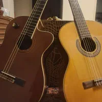 دوتا گیتار و کاخن با قیمت مناسب