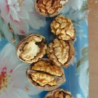 گردو با پوست سبز . و گردو پوست کنده . درجه یک|خوردنی و آشامیدنی|قزوین, |دیوار