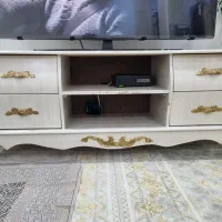 میز تلویزیون تمام چوبی