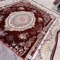 فرش3در3برش خورده تمام نخی سالم سالم|فرش|تبریز, |دیوار