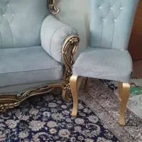 مبل ۹ نفره استیل سلطنتی با۲عسلی ومیز وسط|مبلمان خانگی و میز عسلی|تهران, افسریه جنوبی|دیوار