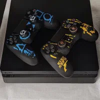 پلی استیشن ps4 کپی خور با دو دسته یک ترا