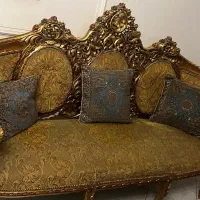 مبلمان استیل به همراه میز ناهارخوری 12 نفره
