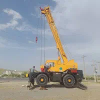 فروش جرثقیل کارگاهی ۲۰ تن دو تلسکوپ ۵ لیور|خودرو سنگین|هشتگرد, شهرک راه آهن|دیوار