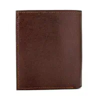 کیف پول چرم قهوه ای