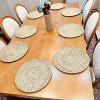 زیر بشقابی حصیری و زیر دیگی