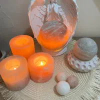 آباژور سنگ نمک|چراغ خواب و آباژور|تهران, نارمک|دیوار