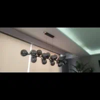 سه تا لوستر مولکولی|لوستر و چراغ آویز|کرمانشاه, |دیوار