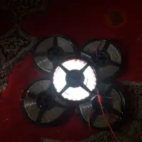 ریسه حلقه ایی نورانی سفیدیخچالی|ریسه و چراغ تزئینی|قم, تکیه آقا سید حسنی|دیوار