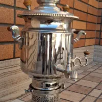 سماور نفتی جنس استیل اصل قدیمی