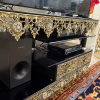 میز تلویزیون برنز اصل آنتیک قدیمی دوعدد کشودوطبقه|میز تلویزیون|تهران, قلمستان|دیوار