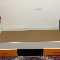 تخت MDF نوجوان سالم|تخت و سرویس خواب|کرج, شاهین‌ویلا|دیوار