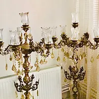 کنار سالنی گوشواره دار نگین دار خیلی شیک|لوستر و چراغ آویز|تهران, سیدخندان|دیوار