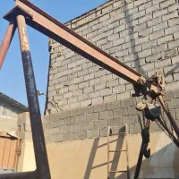 جرثقیل همراه با پاییه|ابزارآلات|پاکدشت, خاتون آباد|دیوار