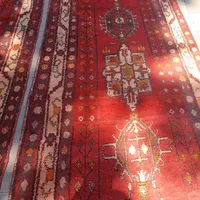 جفت کناره دستباف طرح قرجه اندازه هر کدام 1در3.80|فرش|خوی, |دیوار