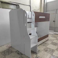 تخت دو طبقه مدرن با قابلیت تبدیل به یک نفره|تخت و سرویس خواب|خمینیشهر, |دیوار