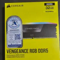 رم کورسیر 32gb(2×16)6000mhz ddr5 با گارانتی