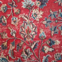 قالی دستبافت کار شده وقدیمی