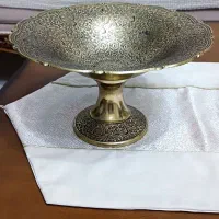 شیرینی و میوه خوری و قندان برنجی (توضیحات بخونید )