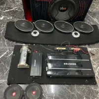 سیستم کامل ،پخش ۷۱۵۰،امپلی ،ساب، باند کنود