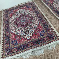 یک جفت فرش دستبافت پشمی نو