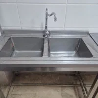 سینگ ظرفشویی به همراه شیر آلات وسیفون