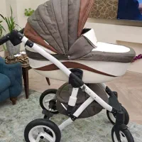 کالسکه چهار تیکه آدامکس لهستان ( اصل  )|کالسکه و لوازم جانبی|رشت, کوی حسینی|دیوار