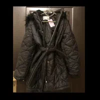 پالتو زنانه مشکی کاپشن بارونی