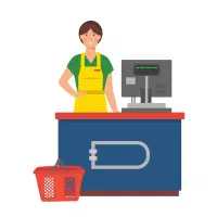 فروشنده ماهر سوپر مارکت