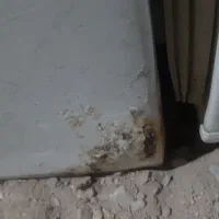 دوعددیخچال|یخچال و فریزر|ابریشم, |دیوار