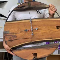 ساعت دیواری چوبی (نو فروشگاه)|ساعت دیواری و تزئینی|ایلام, |دیوار