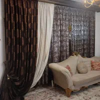 پرده با کتیبه و والان بسیار شیک