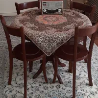 میز ناهارخوری ۴ نفره چوب روس