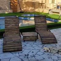 تخت کنار استخری چوبی باغ باغی استخر چوب روس روسی|تخت و سرویس خواب|دزفول, |دیوار