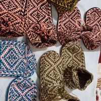 جوراب پشمی مخصوص سرما طرح سنتی|لباس|صومعهسرا, |دیوار