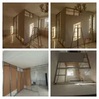 اجرای دیوار جدا کننده کناف در کمترین زمان|خدمات پیشه و مهارت|یزد, |دیوار