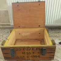 جعبه چوبی مهمات|صنایع دستی و سایر لوازم تزئینی|تهران, شهر زیبا|دیوار
